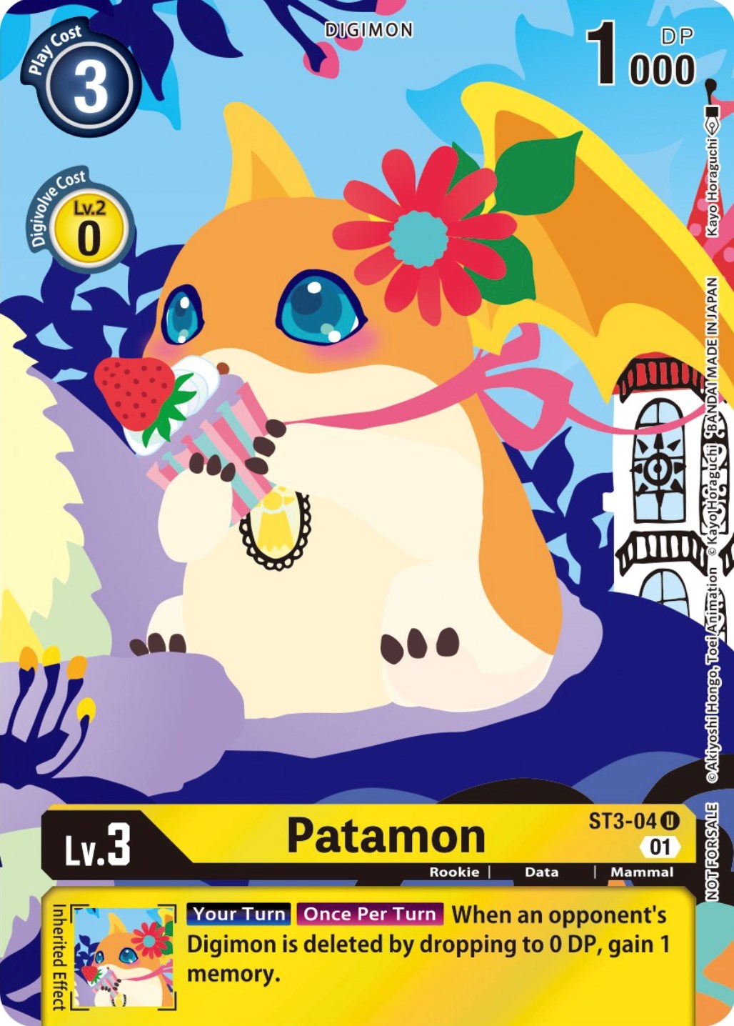 Patamon [ST3-04] (Tamer's Card Set 2 Floral Fun) [Starter Deck: Heaven's Yellow Promos] | Black Swamp Games