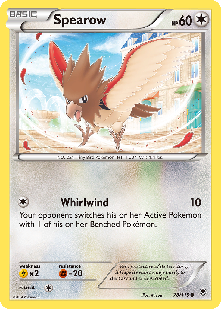 Spearow (78/119) [XY: Phantom Forces] | Black Swamp Games