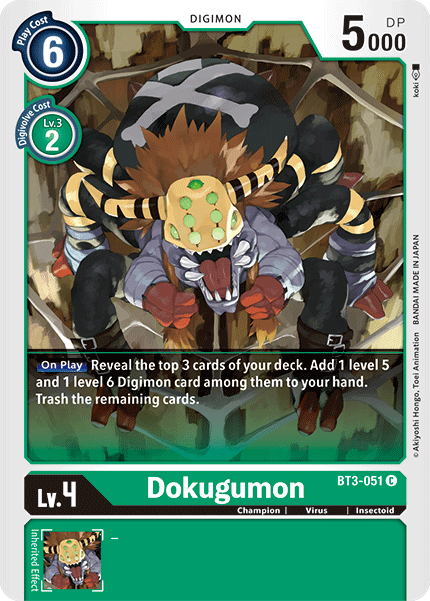 Dokugumon [BT3-051] [Release Special Booster Ver.1.5] | Black Swamp Games