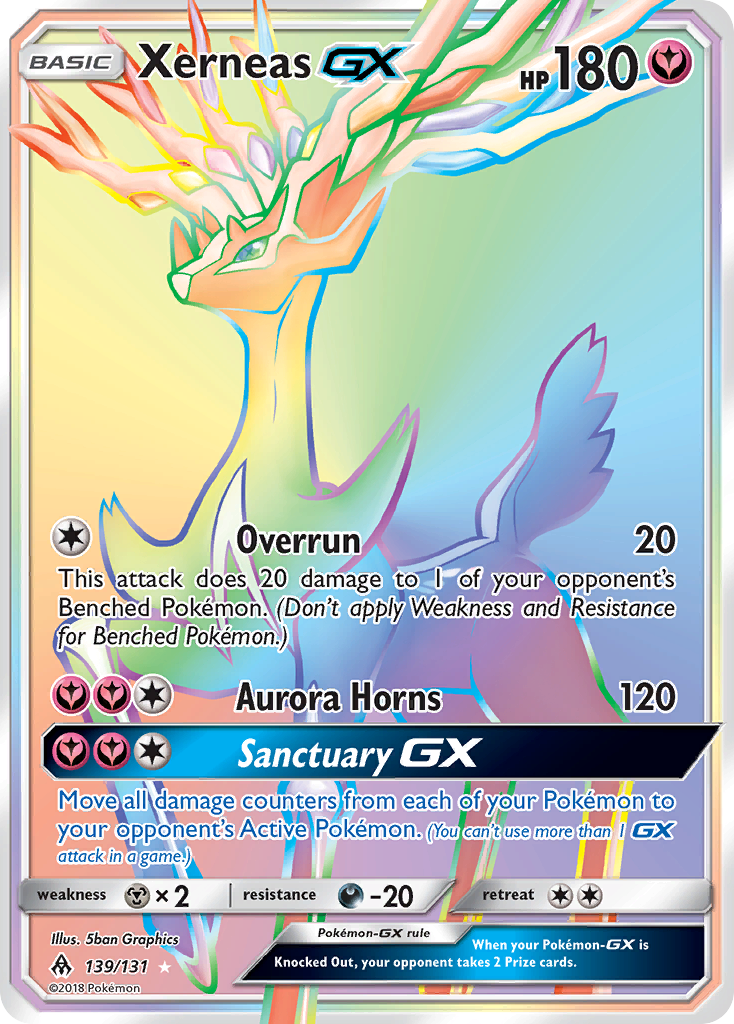 Xerneas GX (139/131) [Sun & Moon: Forbidden Light] | Black Swamp Games