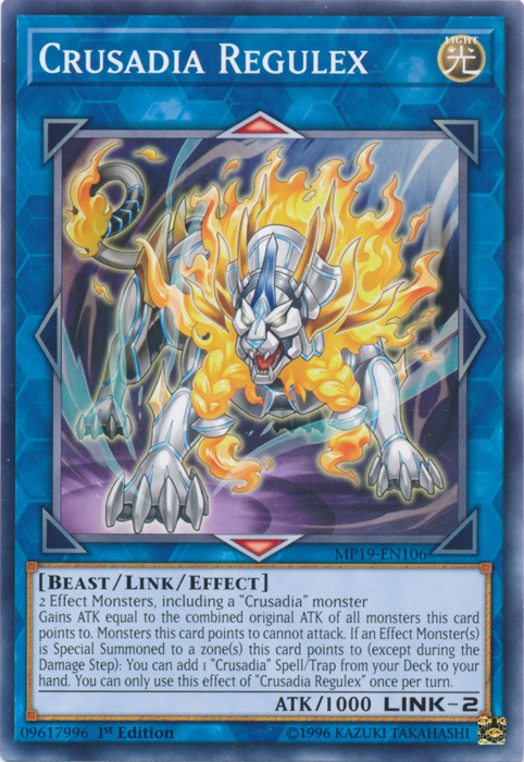 Crusadia Regulex [MP19-EN106] Common | Black Swamp Games