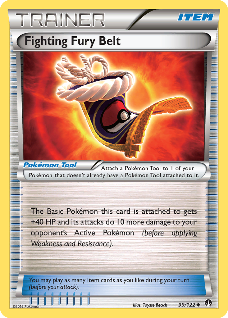 Fighting Fury Belt (99/122) [XY: BREAKpoint] | Black Swamp Games