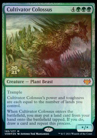 Cultivator Colossus [Innistrad: Crimson Vow Prerelease Promos] | Black Swamp Games