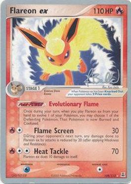 Flareon ex (108/113) (Eeveelutions - Jimmy Ballard) [World Championships 2006] | Black Swamp Games