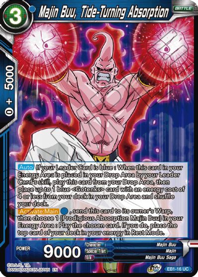 Majin Buu, Tide-Turning Absorption (EB1-16) [Battle Evolution Booster] | Black Swamp Games