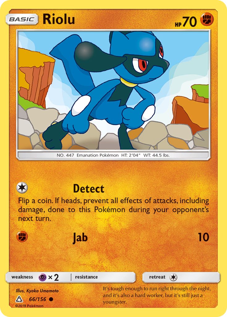 Riolu (66/156) [Sun & Moon: Ultra Prism] | Black Swamp Games