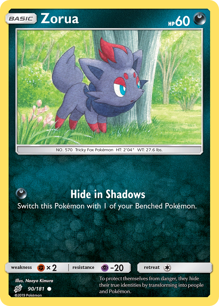 Zorua (90/181) [Sun & Moon: Team Up] | Black Swamp Games