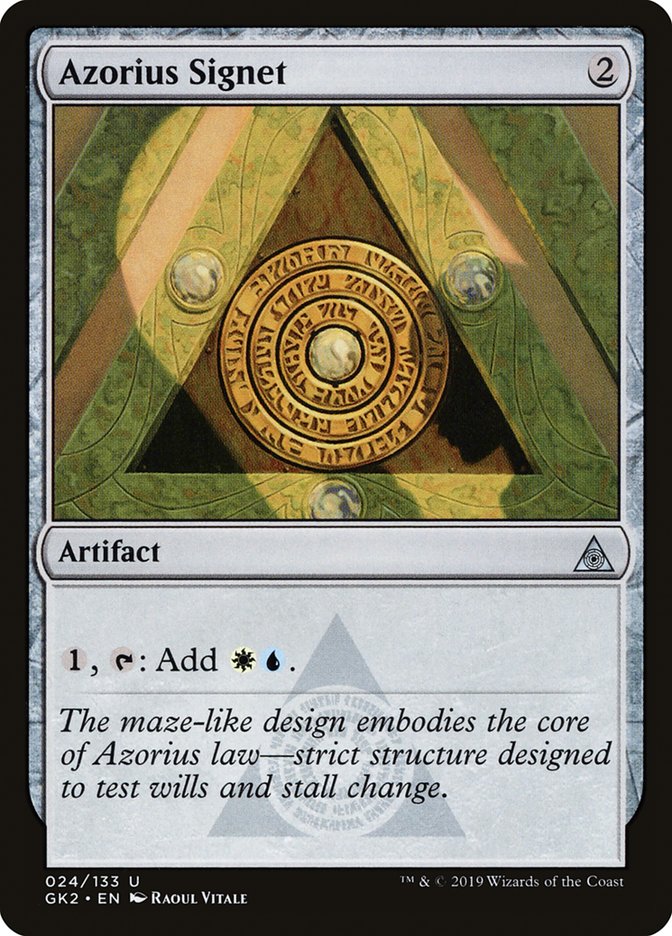 Azorius Signet [Ravnica Allegiance Guild Kit] | Black Swamp Games