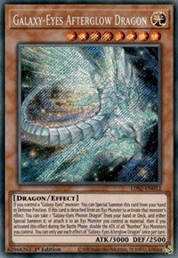 Galaxy-Eyes Afterglow Dragon [LDS2-EN052] Secret Rare | Black Swamp Games
