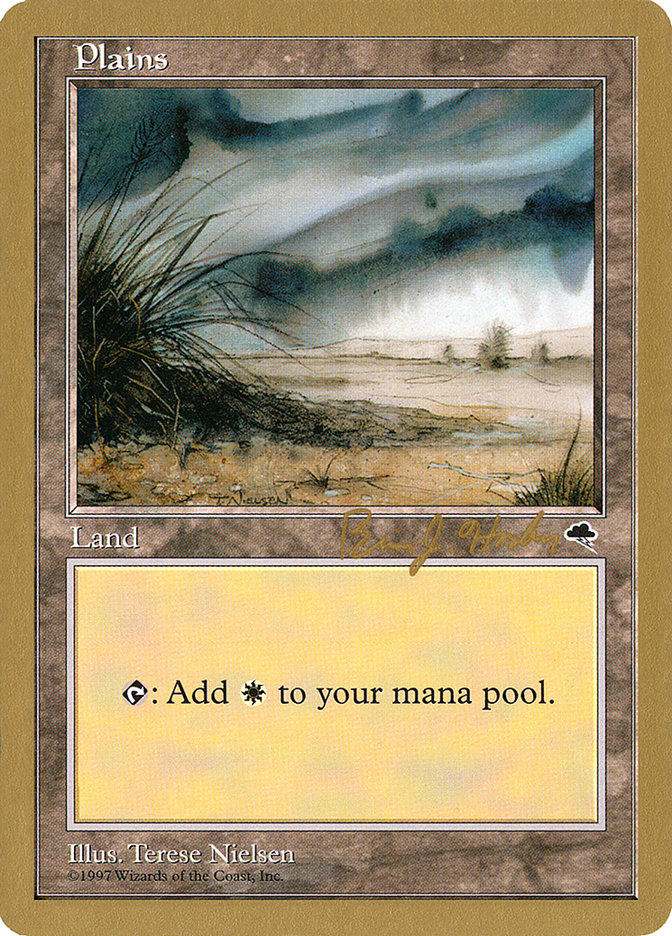 Plains (bh333) (Brian Hacker) [World Championship Decks 1998] | Black Swamp Games