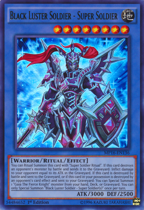 Black Luster Soldier - Super Soldier [MP16-EN136] Ultra Rare | Black Swamp Games