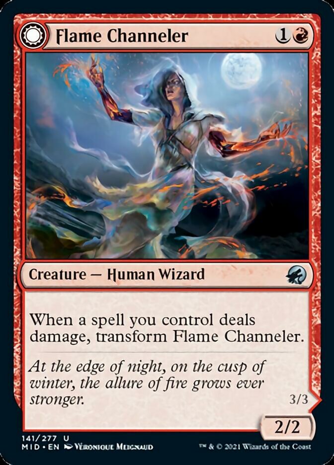 Flame Channeler // Embodiment of Flame [Innistrad: Midnight Hunt] | Black Swamp Games