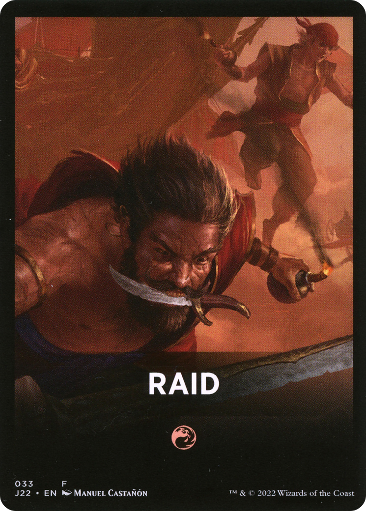 Raid Theme Card [Jumpstart 2022 Front Cards] | Black Swamp Games