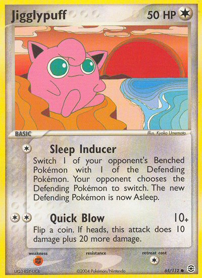 Jigglypuff (65/112) [EX: FireRed & LeafGreen] | Black Swamp Games