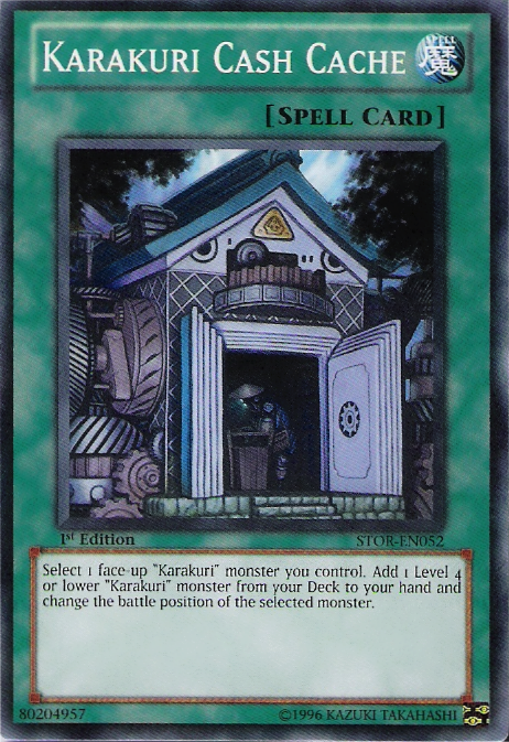 Karakuri Cash Cache [STOR-EN052] Common | Black Swamp Games