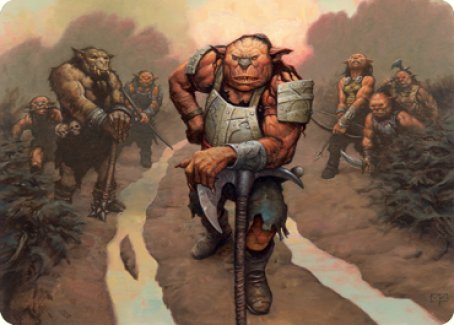 Hobgoblin Bandit Lord Art Card [Dungeons & Dragons: Adventures in the Forgotten Realms Art Series] | Black Swamp Games