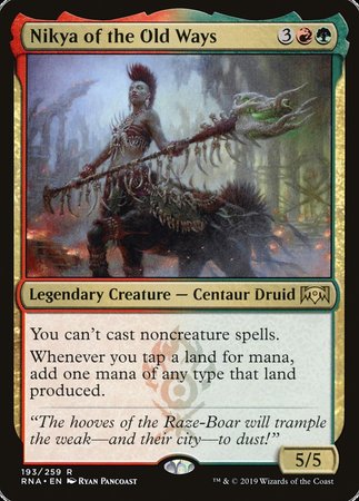Nikya of the Old Ways [Ravnica Allegiance] | Black Swamp Games