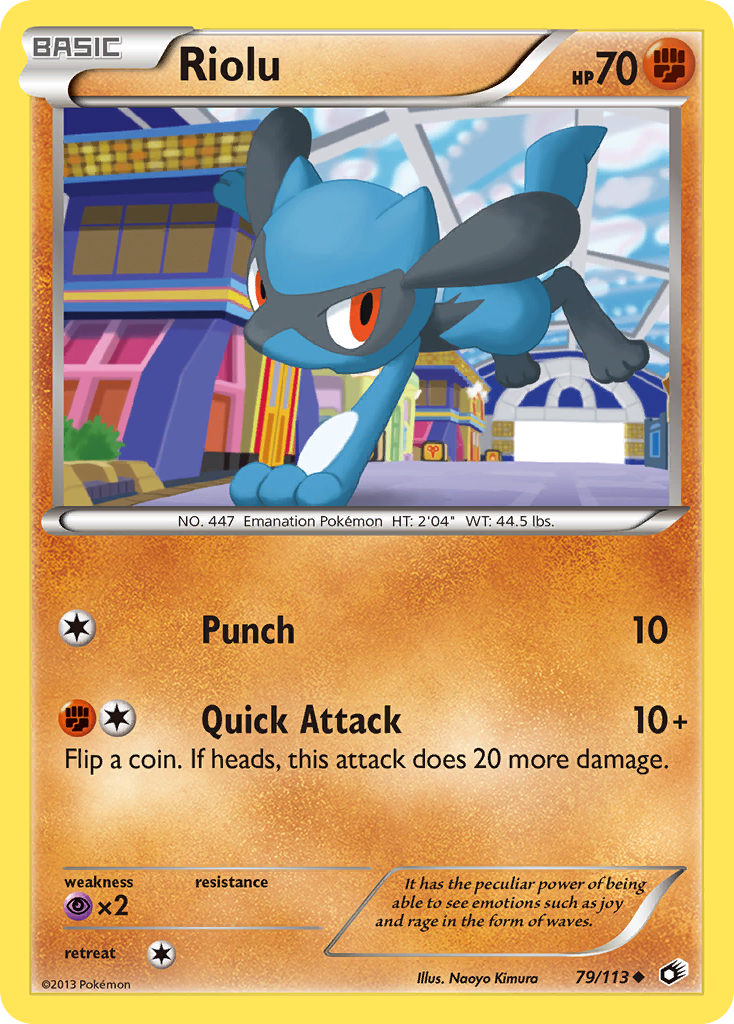 Riolu (79/113) [Black & White: Legendary Treasures] | Black Swamp Games