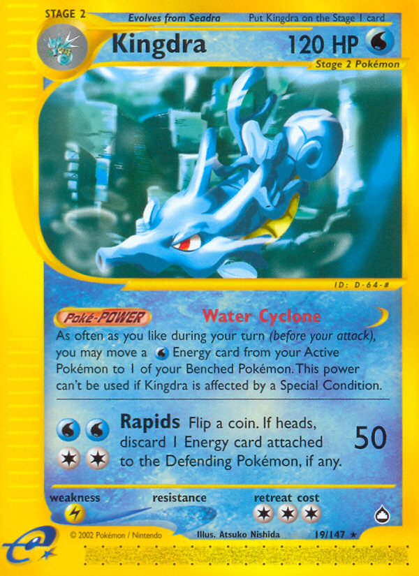 Kingdra (19/147) [Aquapolis] | Black Swamp Games