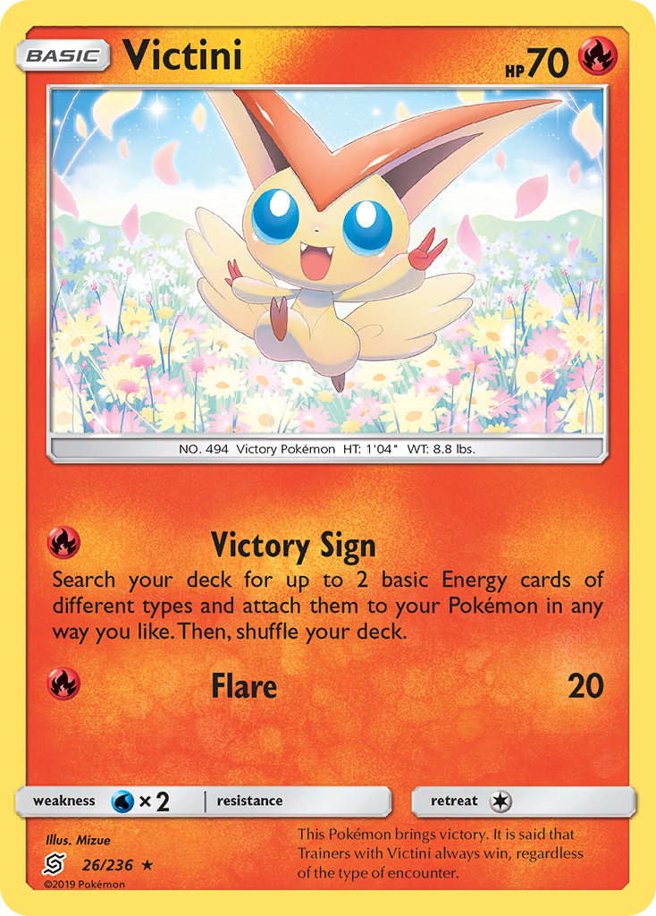 Victini (26/236) [Sun & Moon: Unified Minds] | Black Swamp Games