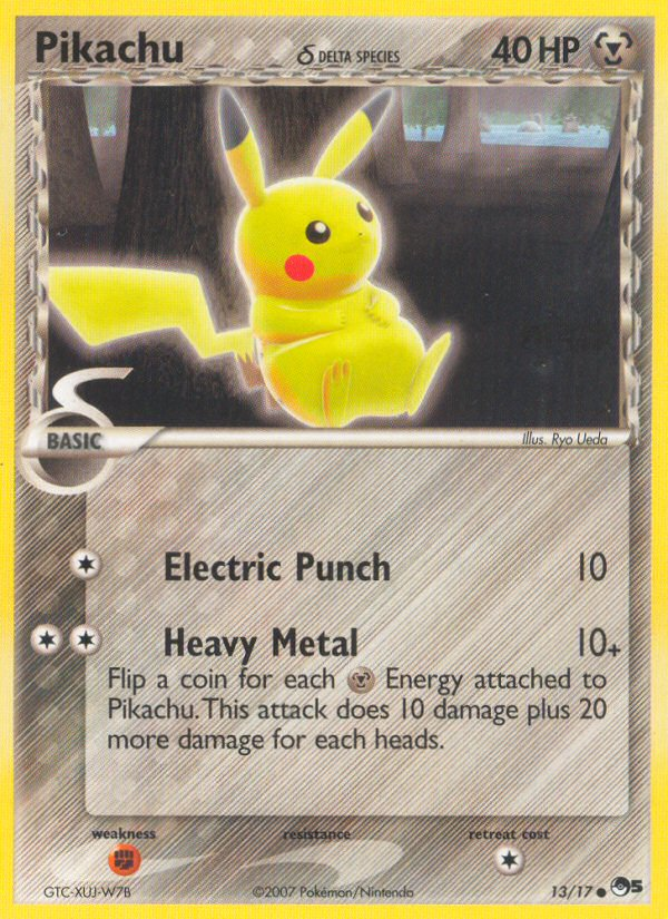 Pikachu (13/17) (Delta Species) [POP Series 5] | Black Swamp Games