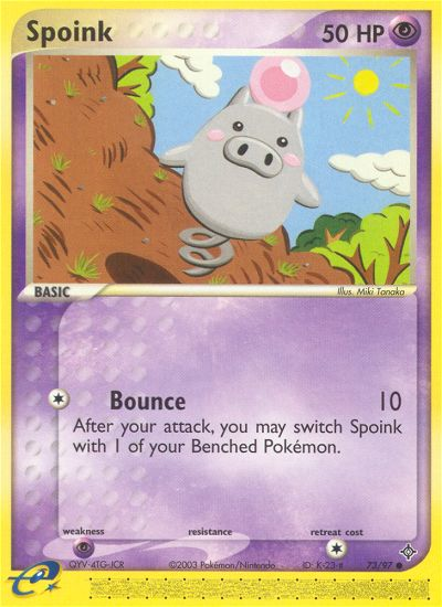 Spoink (73/97) [EX: Dragon] | Black Swamp Games