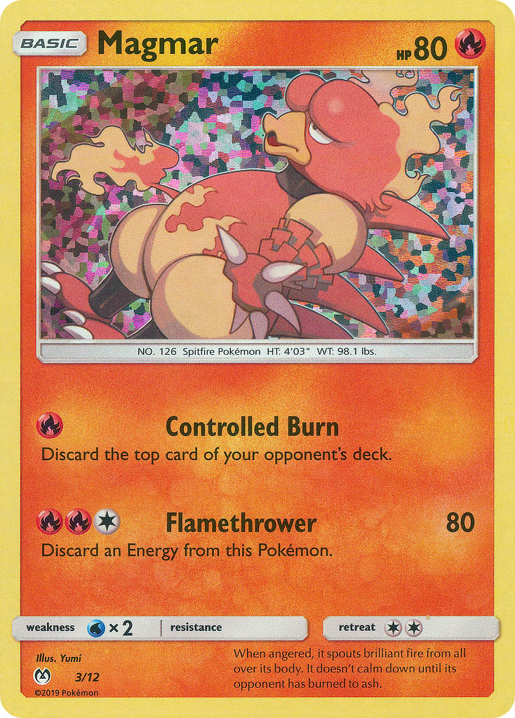 Magmar (3/12) [McDonald's Promos: 2019 Collection] | Black Swamp Games