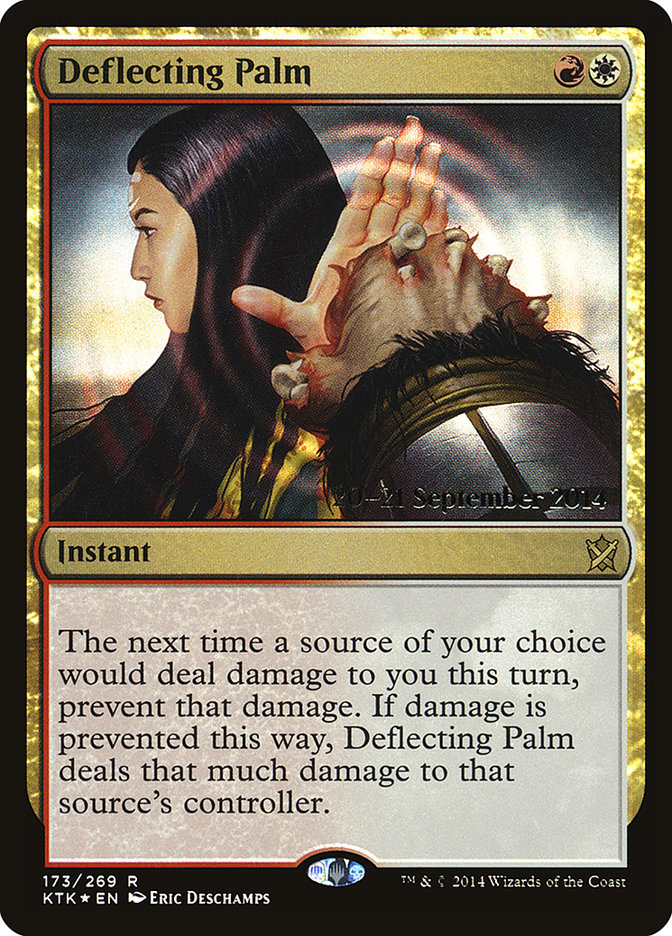 Deflecting Palm  [Khans of Tarkir Prerelease Promos] | Black Swamp Games
