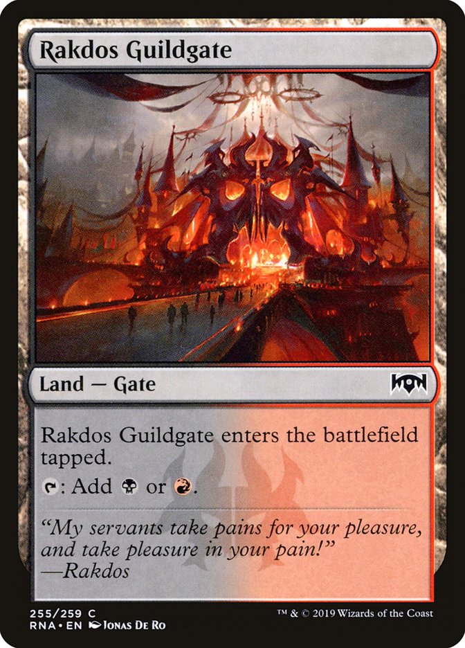 Rakdos Guildgate (255/259) [Ravnica Allegiance] | Black Swamp Games