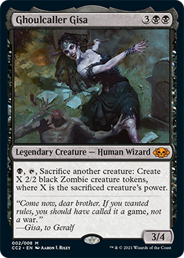 Ghoulcaller Gisa [Commander Collection: Black] | Black Swamp Games