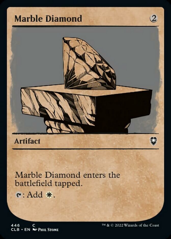 Marble Diamond (Showcase) [Commander Legends: Battle for Baldur's Gate] | Black Swamp Games