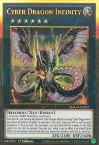 Cyber Dragon Infinity [MAGO-EN033] Gold Rare | Black Swamp Games