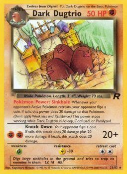 Dark Dugtrio (23/82) [Team Rocket Unlimited] | Black Swamp Games