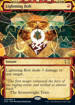 Lightning Bolt (Etched Foil) [Strixhaven Mystical Archive] | Black Swamp Games
