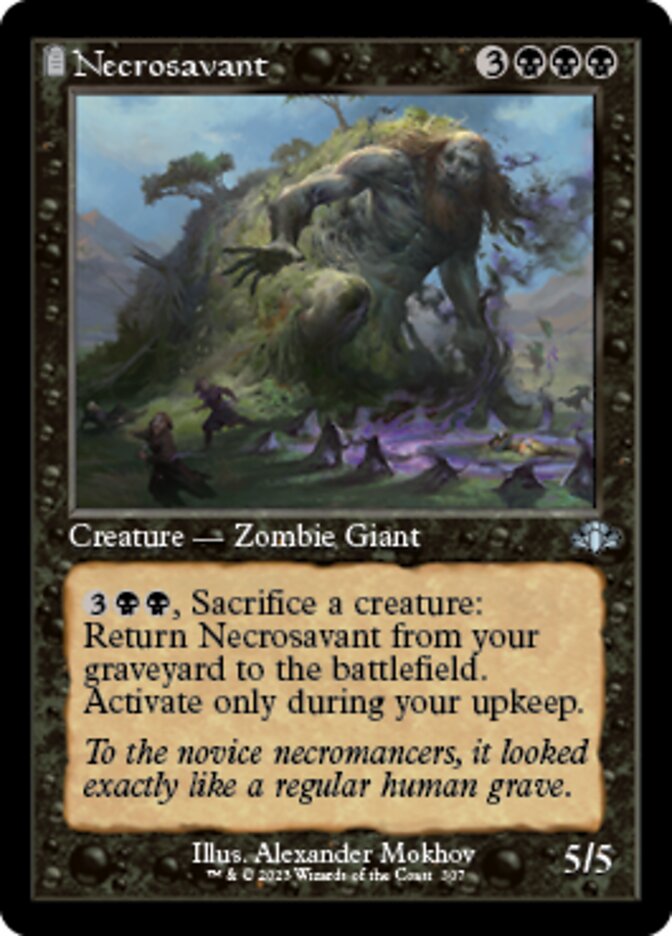 Necrosavant (Retro) [Dominaria Remastered] | Black Swamp Games