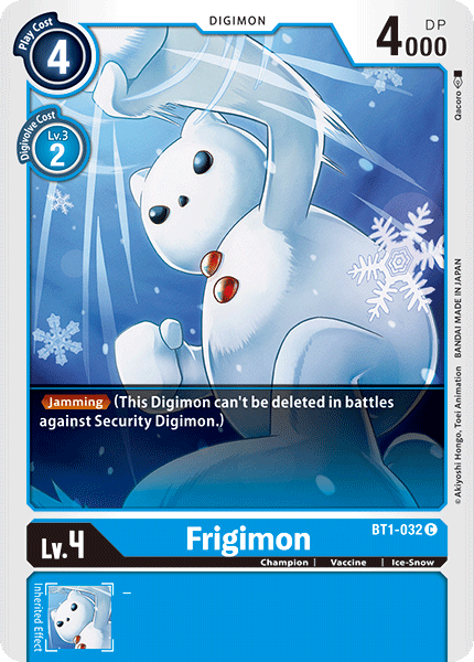 Frigimon [BT1-032] [Release Special Booster Ver.1.0] | Black Swamp Games