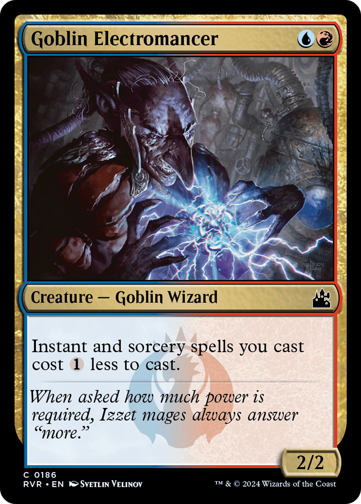 Goblin Electromancer [Ravnica Remastered] | Black Swamp Games