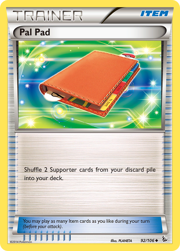 Pal Pad (92/106) [XY: Flashfire] | Black Swamp Games