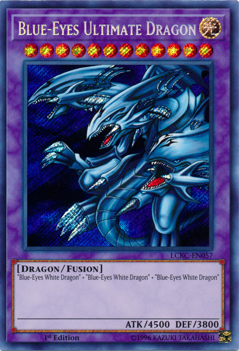 Blue-Eyes Ultimate Dragon [LCKC-EN057] Secret Rare | Black Swamp Games