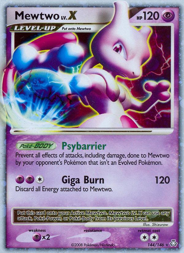 Mewtwo LV.X (144/146) [Diamond & Pearl: Legends Awakened] | Black Swamp Games