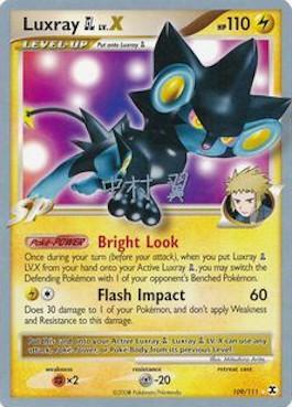 Luxray GL LV.X (109/111) (Crowned Tiger - Tsubasa Nakamura) [World Championships 2009] | Black Swamp Games