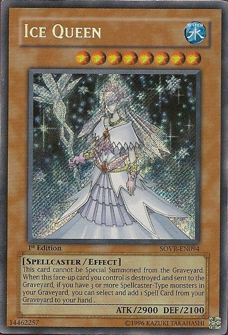 Ice Queen [SOVR-EN094] Secret Rare | Black Swamp Games