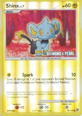 Shinx (98/130) [Burger King Promos: 2008 Collection] | Black Swamp Games