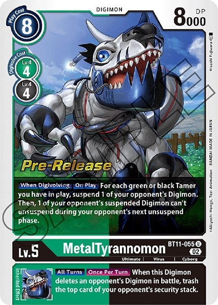 MetalTyrannomon [BT11-055] [Dimensional Phase Pre-Release Promos] | Black Swamp Games