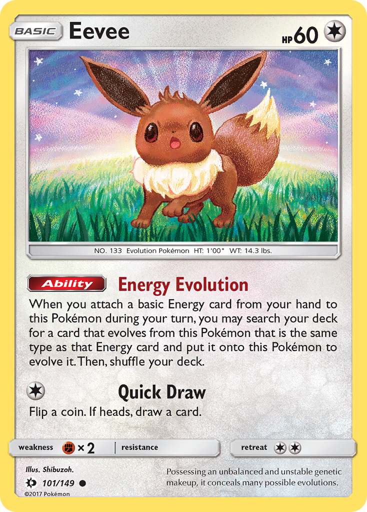 Eevee (101/149) [Sun & Moon: Base Set] | Black Swamp Games