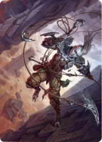 Akiri, Fearless Voyager Art Card [Zendikar Rising Art Series] | Black Swamp Games