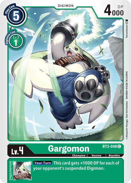 Gargomon [BT3-048] [Release Special Booster Ver.1.5] | Black Swamp Games