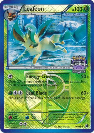 Leafeon (11/116) (States Championship Promo) [Black & White: Plasma Freeze] | Black Swamp Games