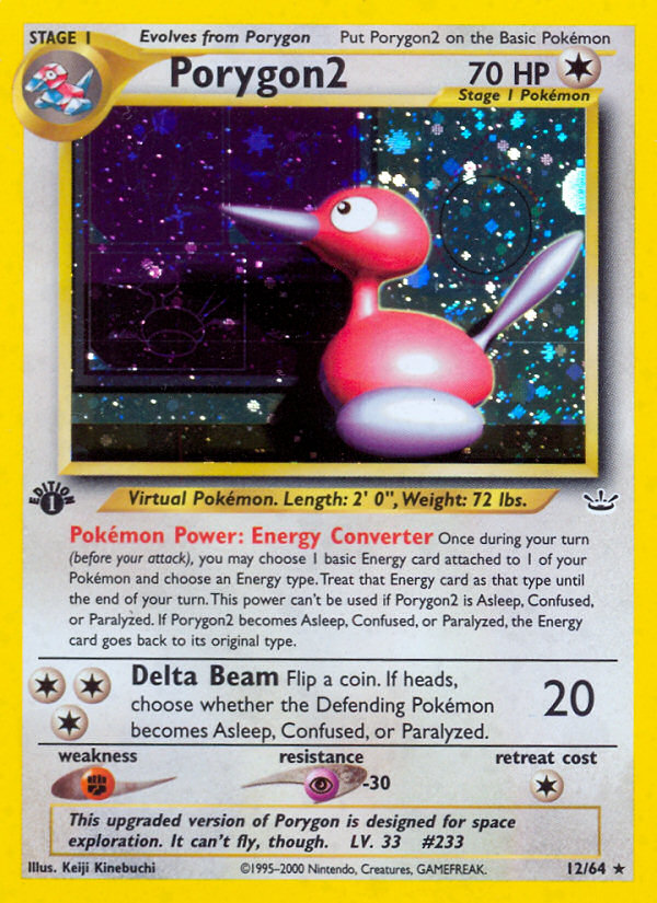 Porygon2 (12/64) [Neo Revelation 1st Edition] | Black Swamp Games