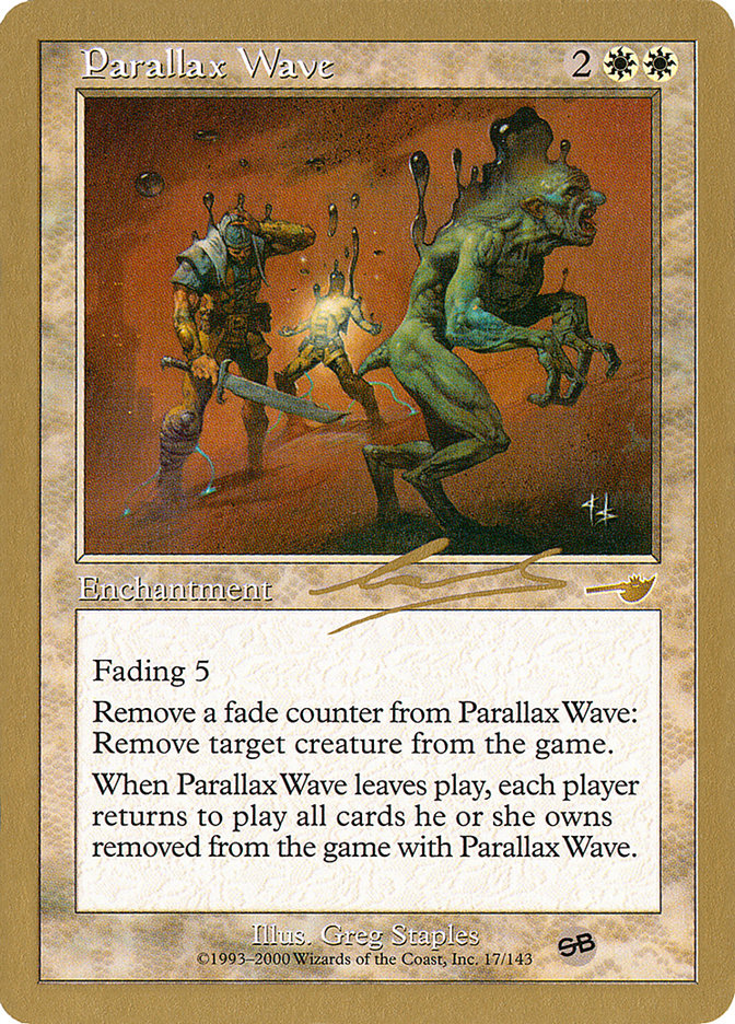 Parallax Wave (Nicolas Labarre) (SB) [World Championship Decks 2000] | Black Swamp Games